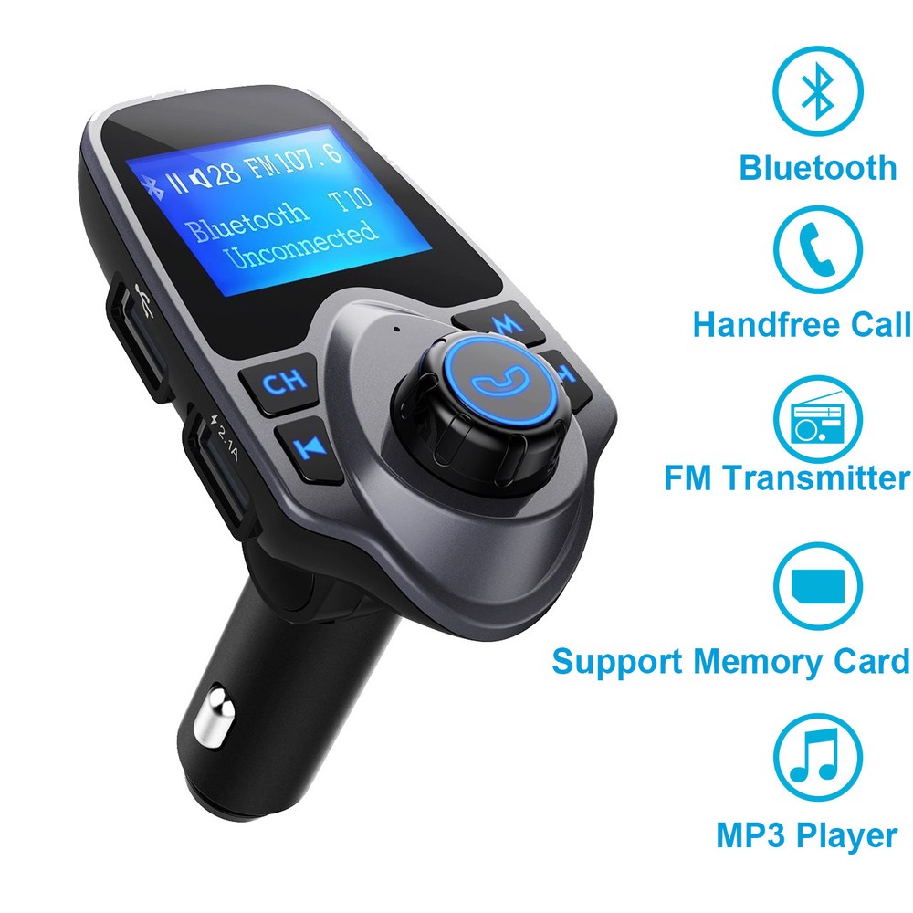 Bluetooth Handsfree FM Transmitter Car Charger MP3 Player for iPhone Samsung LG