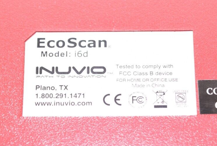 Inuvio ECSC-I6D Ecoscan I6d Duplex Card Scanner