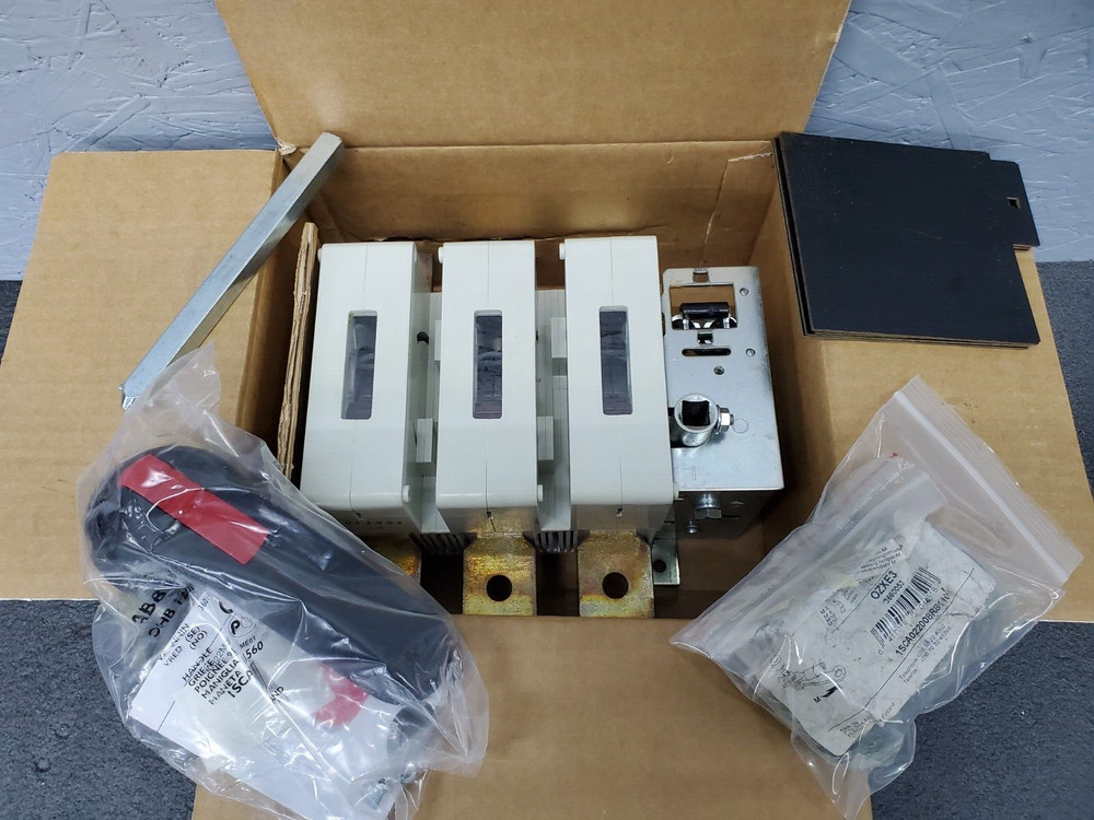 New ABB Switch Disconnect, 630A, Load Break, 3 Pole
