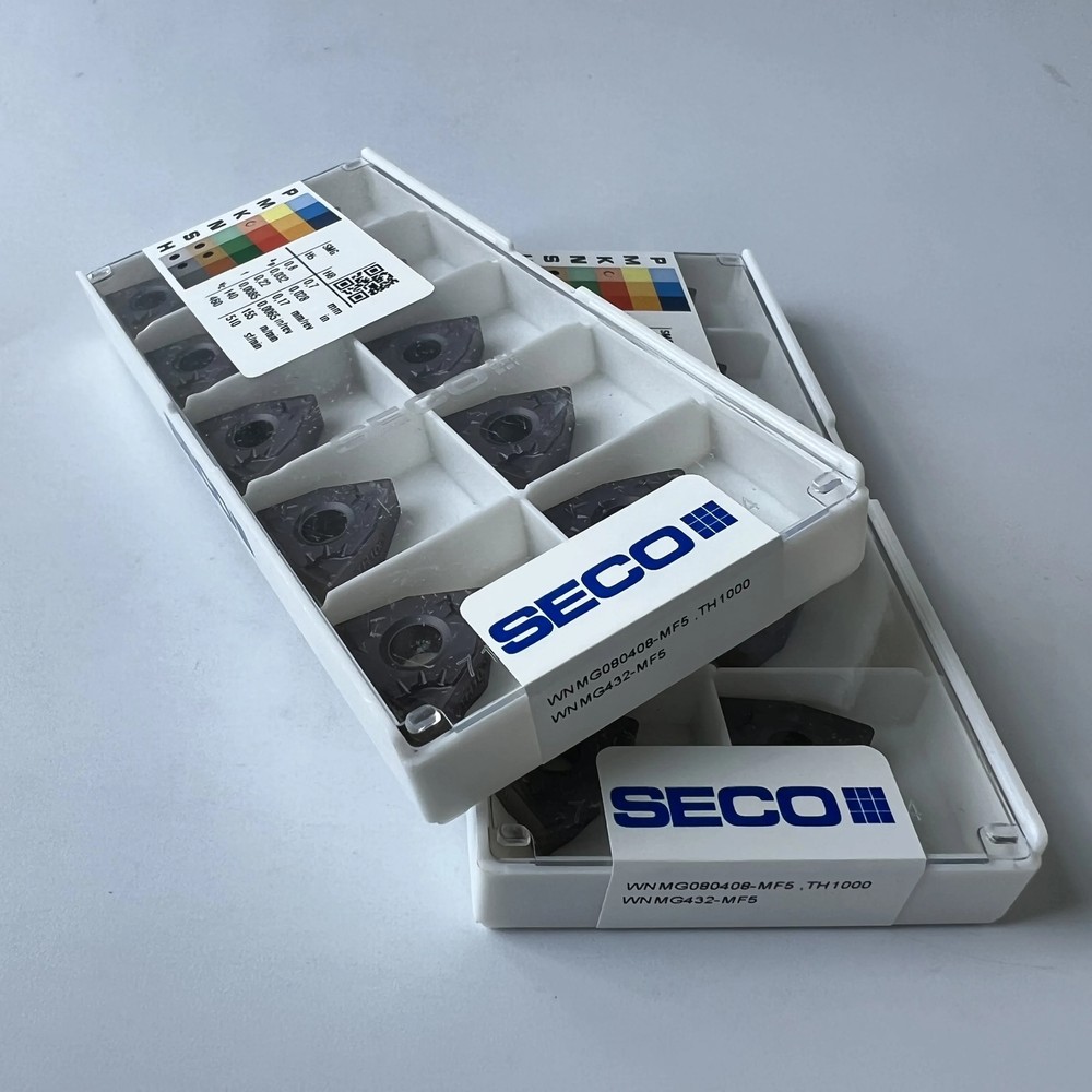 SECO/WNMG080408-MF5, TH1000/Carbide Inserts 10 Pcs