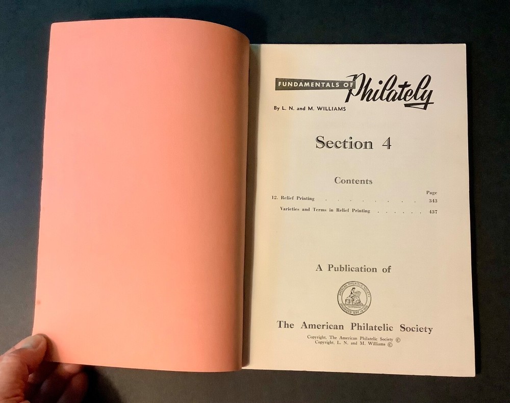 FUNDAMENTALS OF PHILATELY Vols 3-5 1964-68 APS Generously Illustrated Softcover