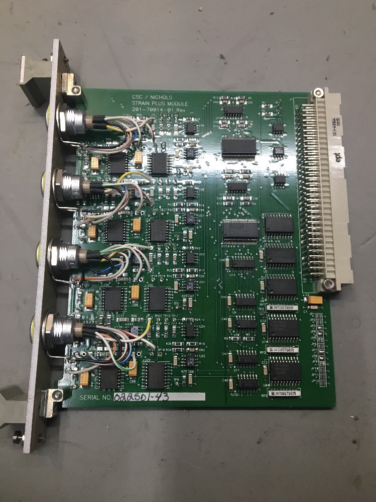 CSC / NICHOLS STRAIN PLUS MODULE 201-70014-01 m3-6462ff