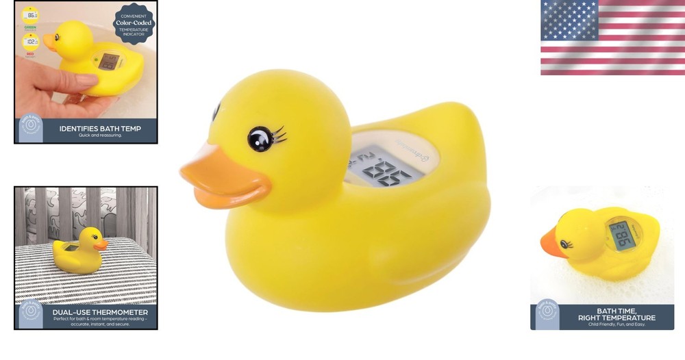 Digital Duck Bath Thermometer - Instant Temperature Reader for Babies