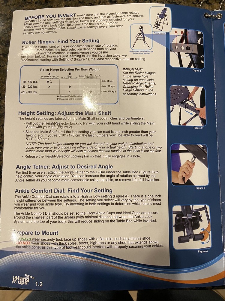 Teeter Hang Ups EP-960 Inversion Table with Back Pain Relief