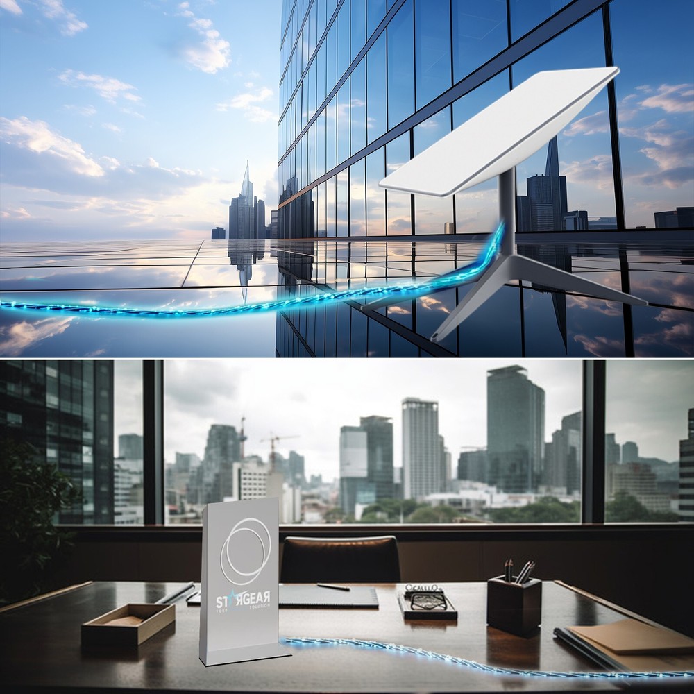 For Starlink Rectangular Satellite V2 150 ft Replacement Cable Dish Router Kit