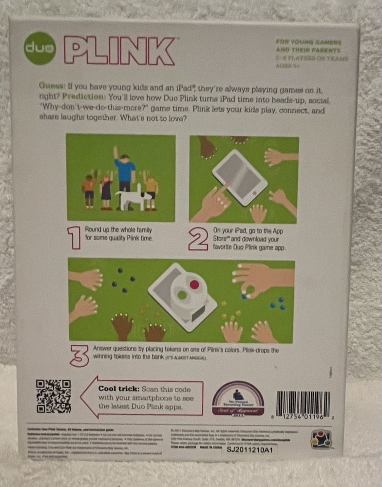 DUO Plink Game for iPad NEW