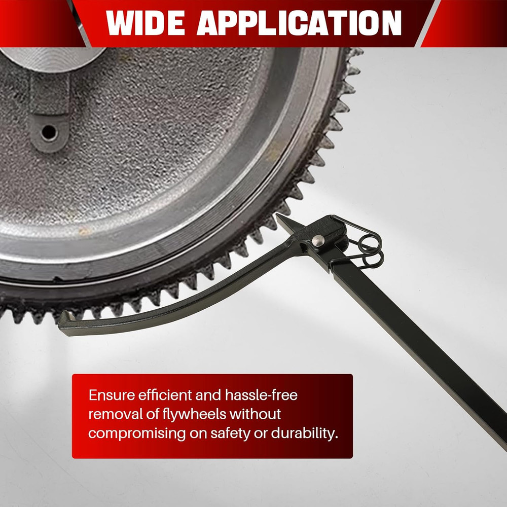 Flywheel Turner Turning Tool Wrench Flex Plate Holder Tool Engine Rotating Tool