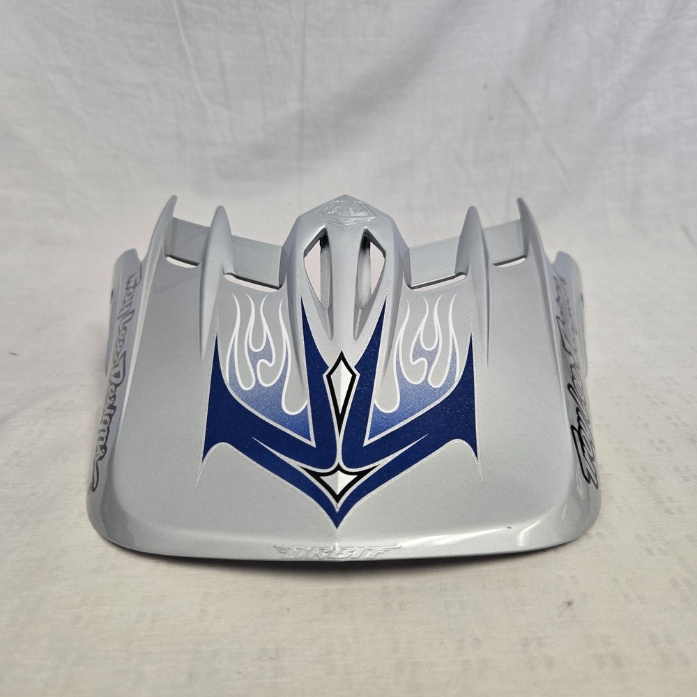 Troy Lee Designs TLD SE Orbit Helmet Replacement Visor Flame Silver
