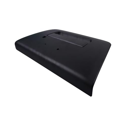Matte Smooth Black Tailgate Handle Rear Bed Outer Door Handle Open Matte Black