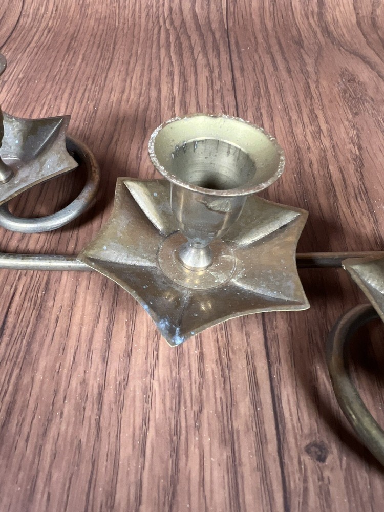 Gatco Solid Brass 3 Candle Swirled Base Centerpiece Decor