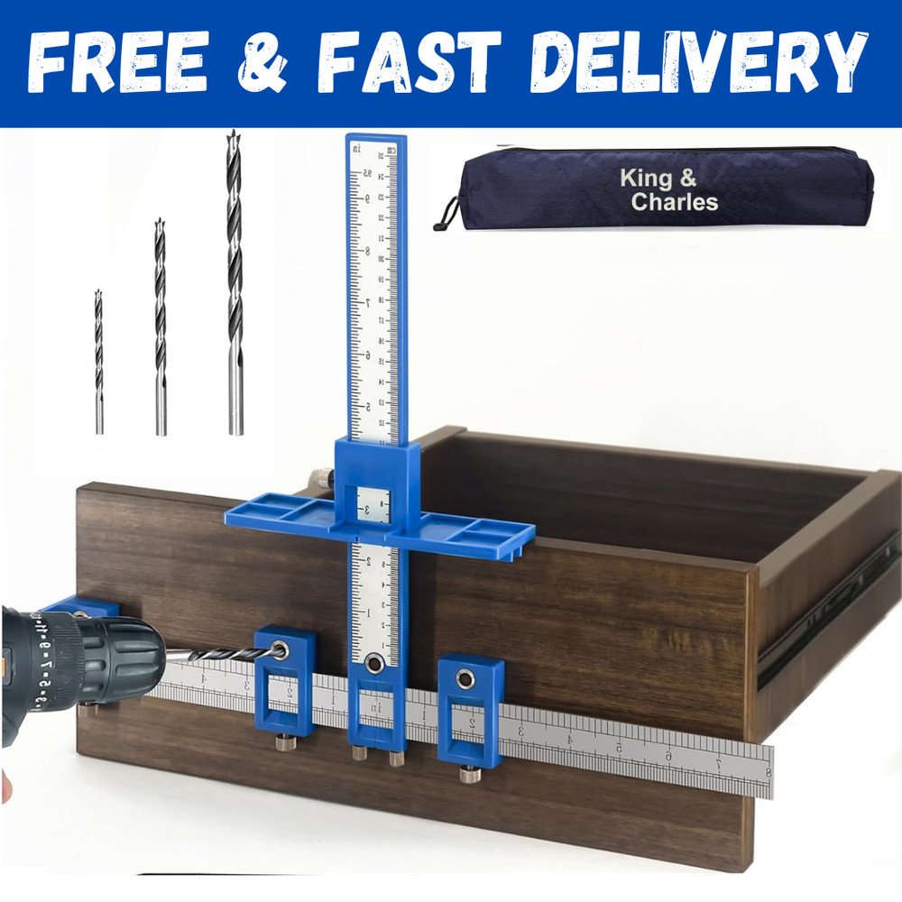 Cabinet Hardware Jig Drawer Pull Jig Template Tool Set USA