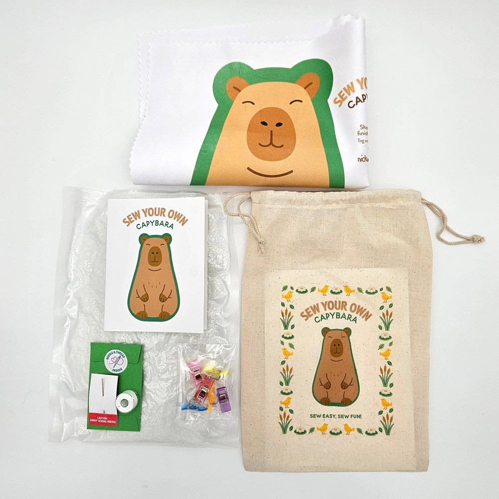 DIY Capybara Sewing Kit