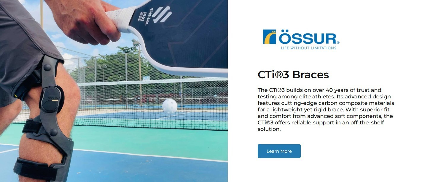 Ossur CTI3 Knee Brace for ACL, MCL, LCL, PCL or Instabilities - 33% OFF MSRP