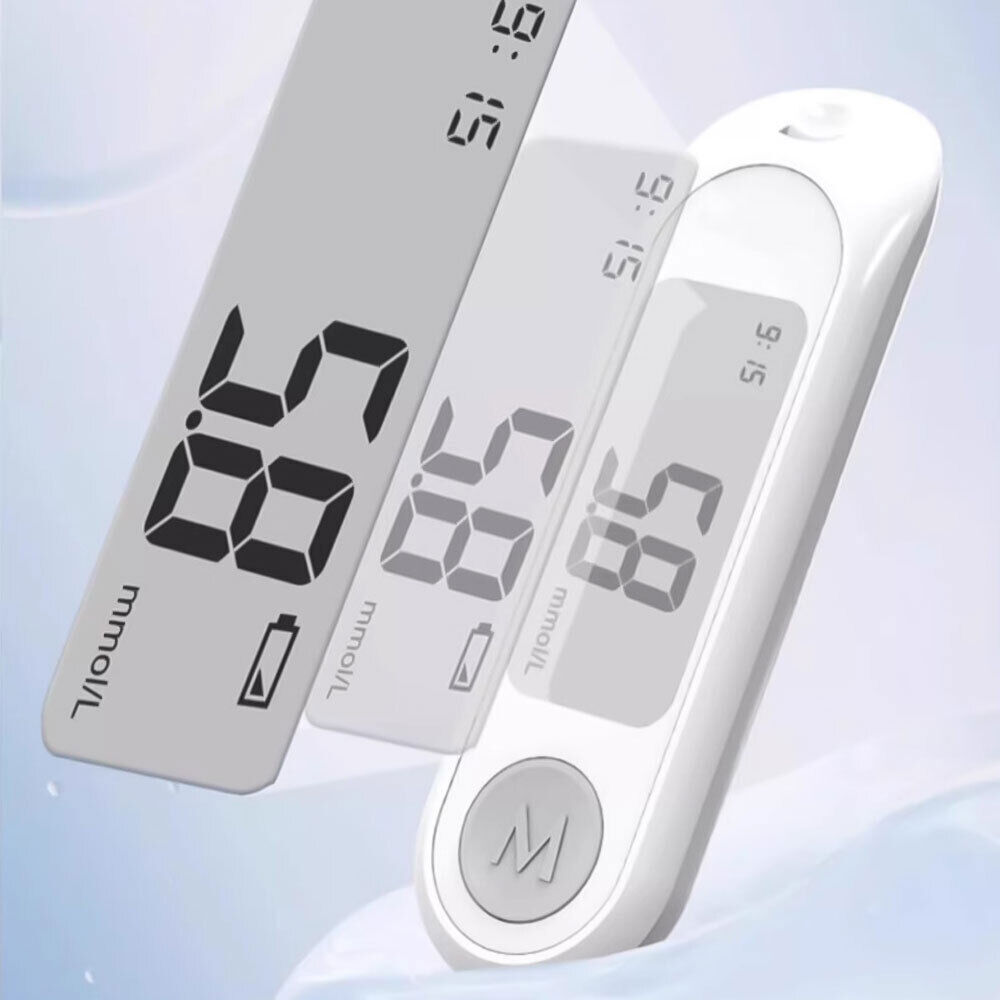 Blood Glucose Meter Diabetes Testing Kit Sugar Meter Glucometer 50 Test Strips