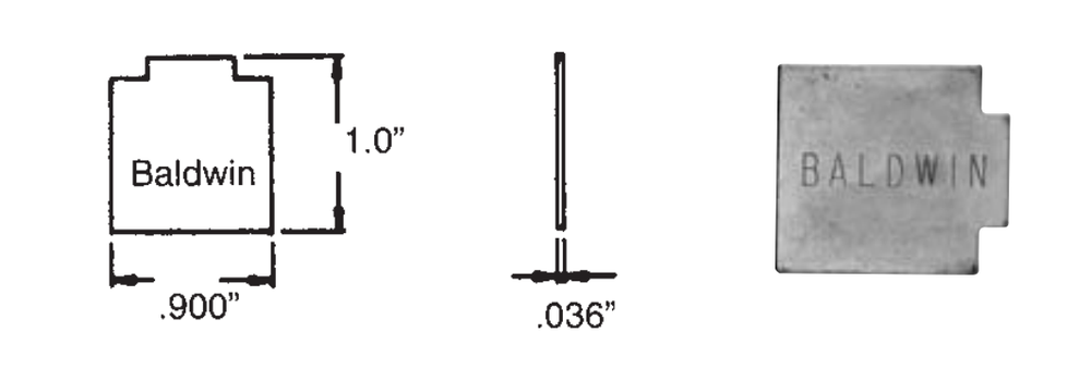 Baldwin Estate Rose Retainer Screw Rosette Wrench Spanner Tool