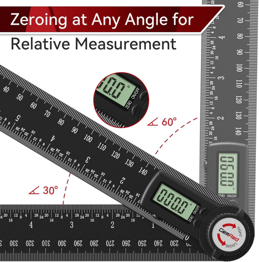 82305 Aluminum Digital Angle Finder Protractor
