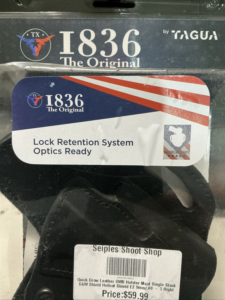 Tagua Lock Retention Single Stack Shield Hellcat EZ 9mm 3" TX-LOCK-R-OT-1010