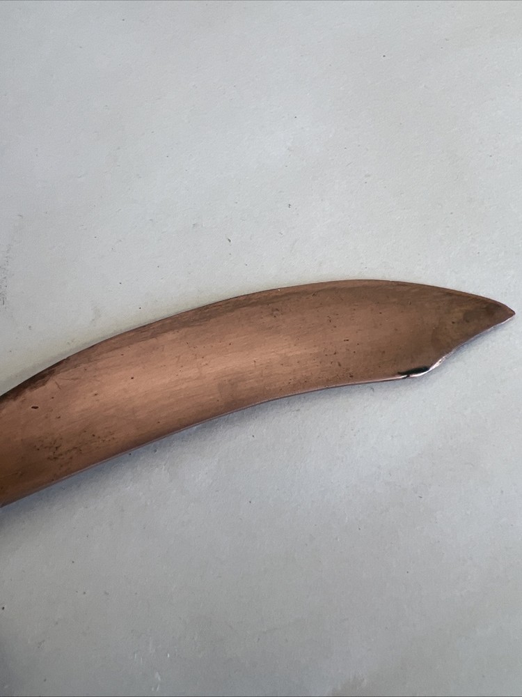 Vintage Handmade Copper Knife