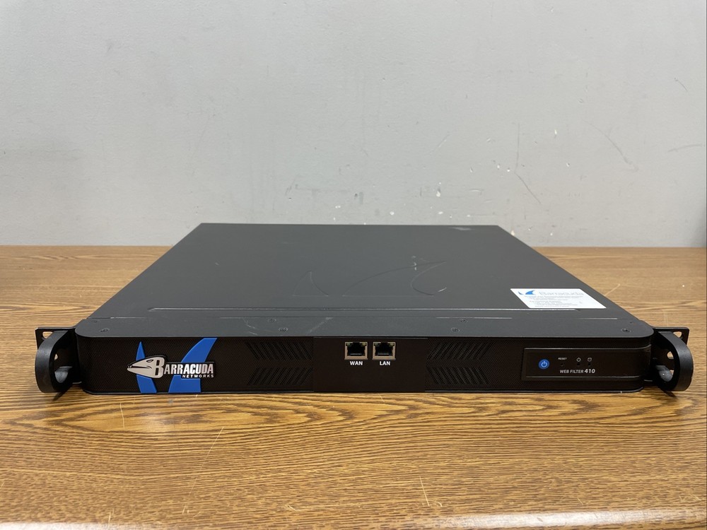 Barracuda Networks Web Filter 410 Firewall Security Gateway, Power Tested