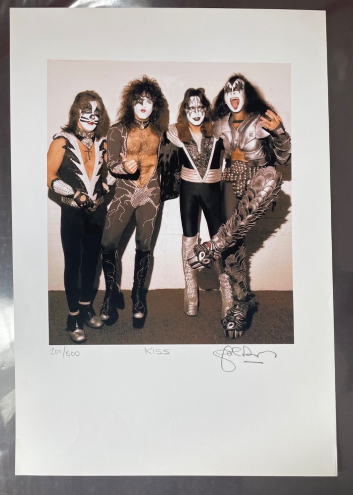 1976 KISS John Rowlands Signed & Numbered Photo Varsity Stadium Destroyer Ace