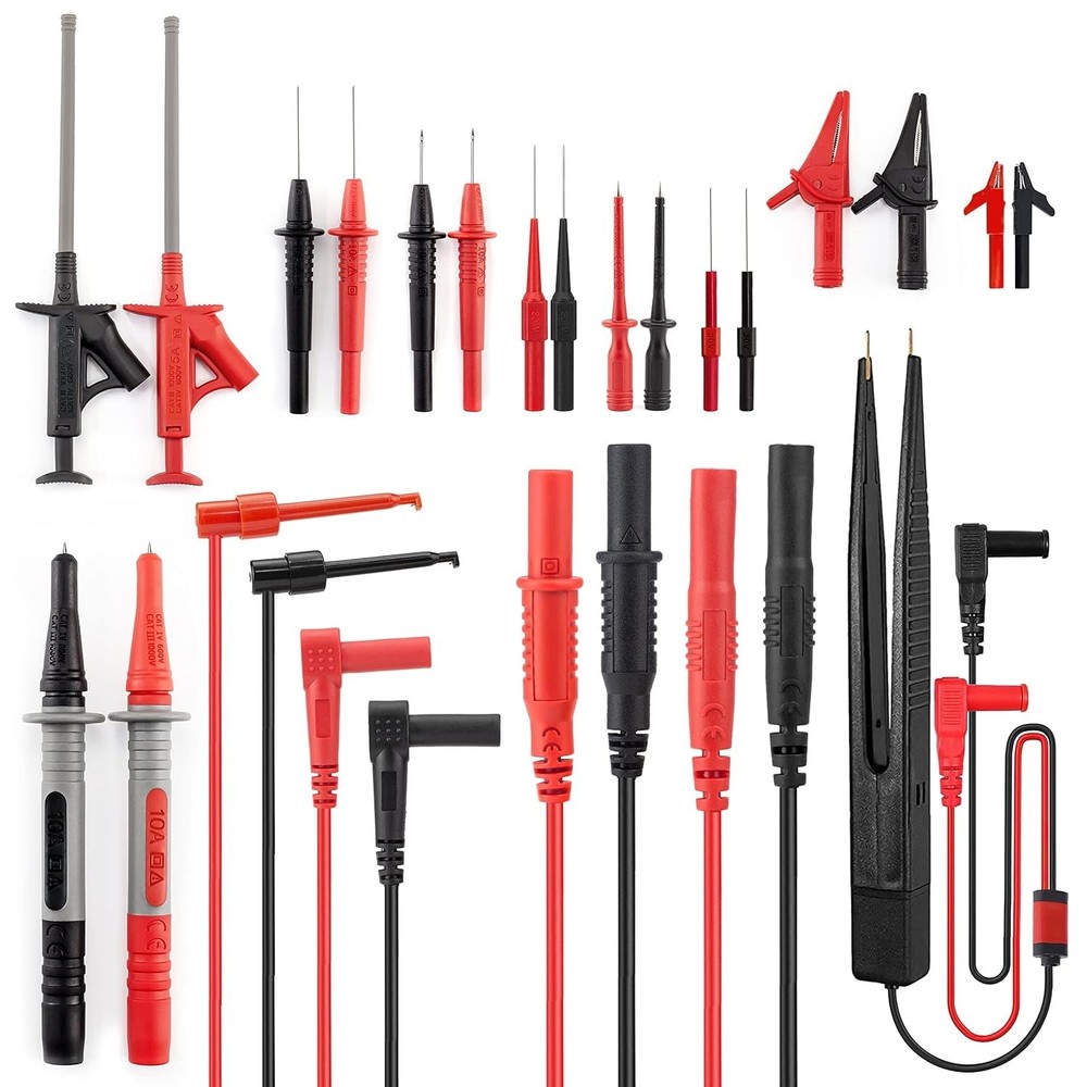 23-Piece Professional Multimeter Leads Kit: Sensitivity & Flexibility Assured