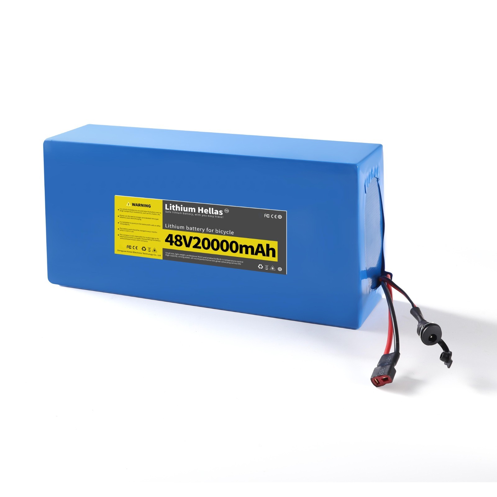 48V Lithium-ion Battery Pack 20Ah With 40A BMS For E-Bike E-Scooter Replacement