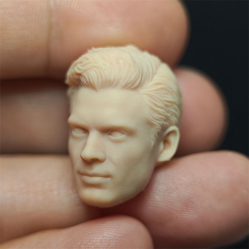 Blank 1/12 Scale David Corenswet Head Sculpt Unpainted Fit 6" ML Figure B Style