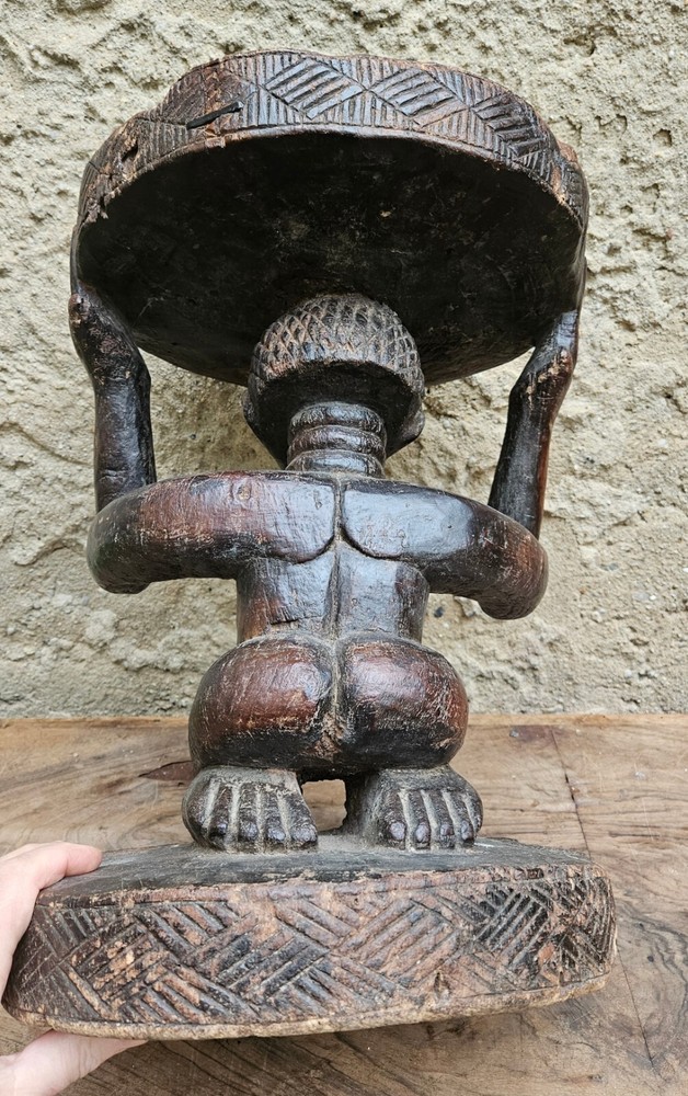Royal Songye Seat from Congo