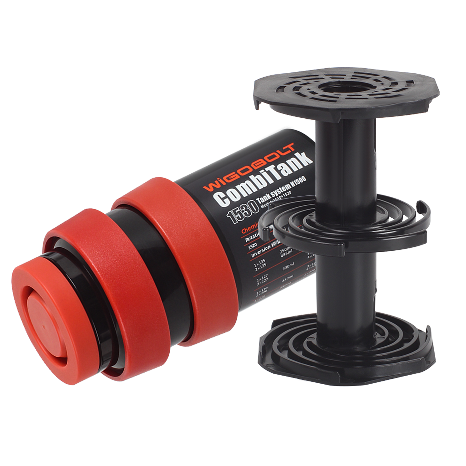 Developing Tank 3 Spirals 120 135 4x5 B&W film Negative Darkroom Processing