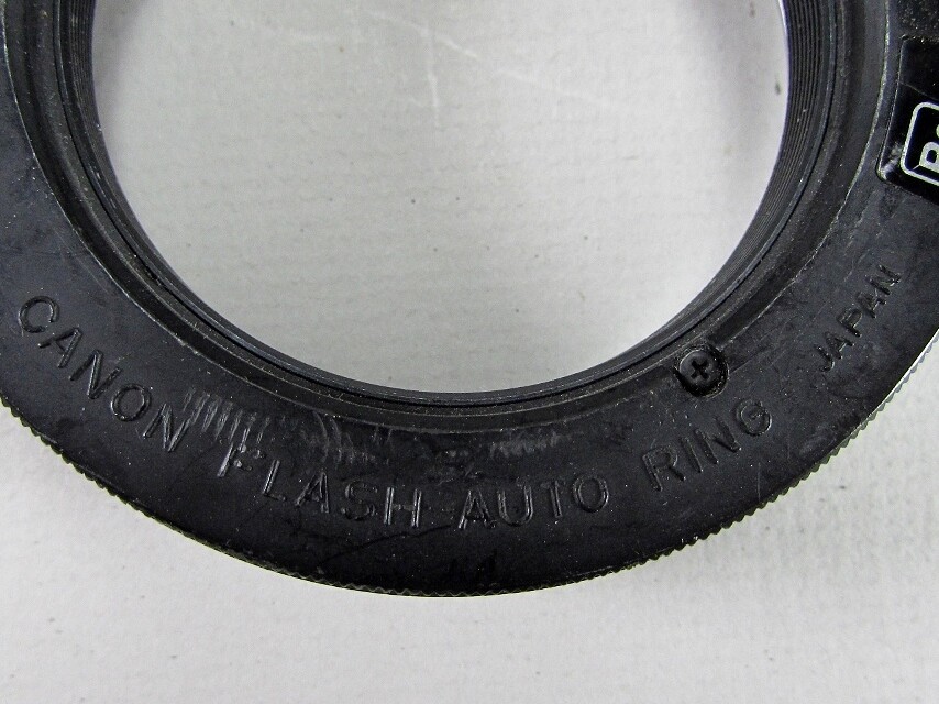 CANON FLASH AUTO RING vintage Camera Equipment Accessory