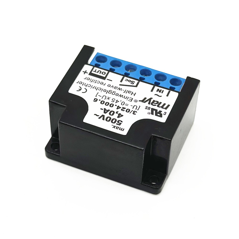 mayr Einweggleichrichter 3/024.000.6 max 500V~4,0A- half-wave rectifier