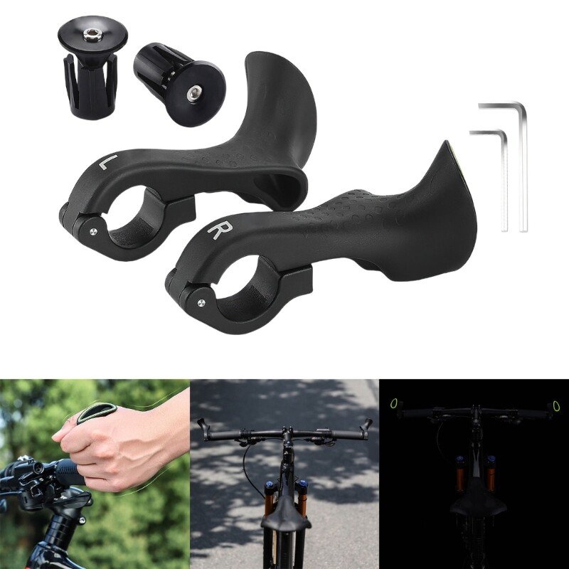 Bicycles Bar Ends, Ends Bar and Plugs Set Extender Handlebars, Shock Reduction