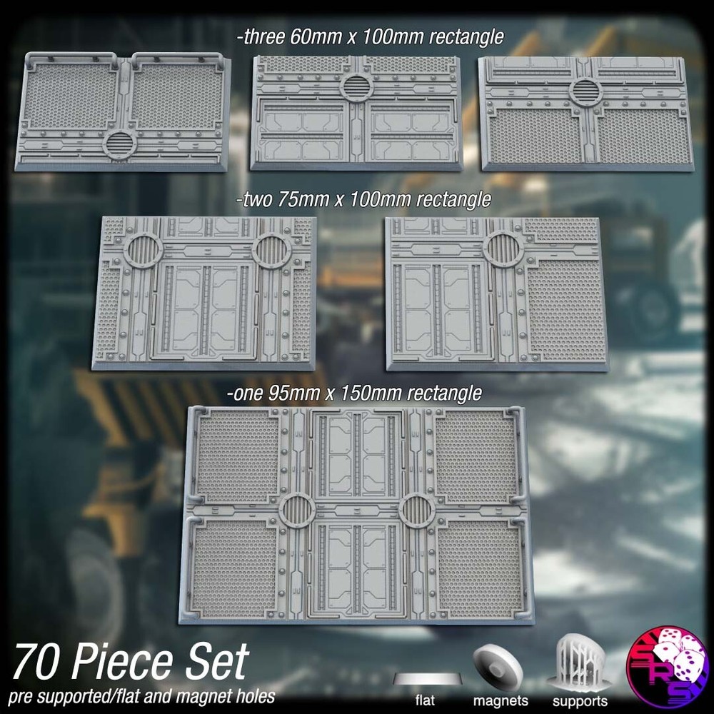 Tech bases Legion Terrain Scenery Tabletop Miniatures 28mm