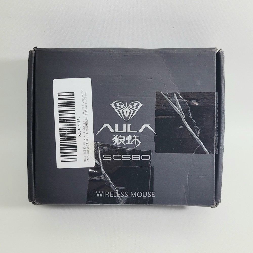 Aula SC580 Wireless Mouse Ergonomic Gaming Adjustable DPI White