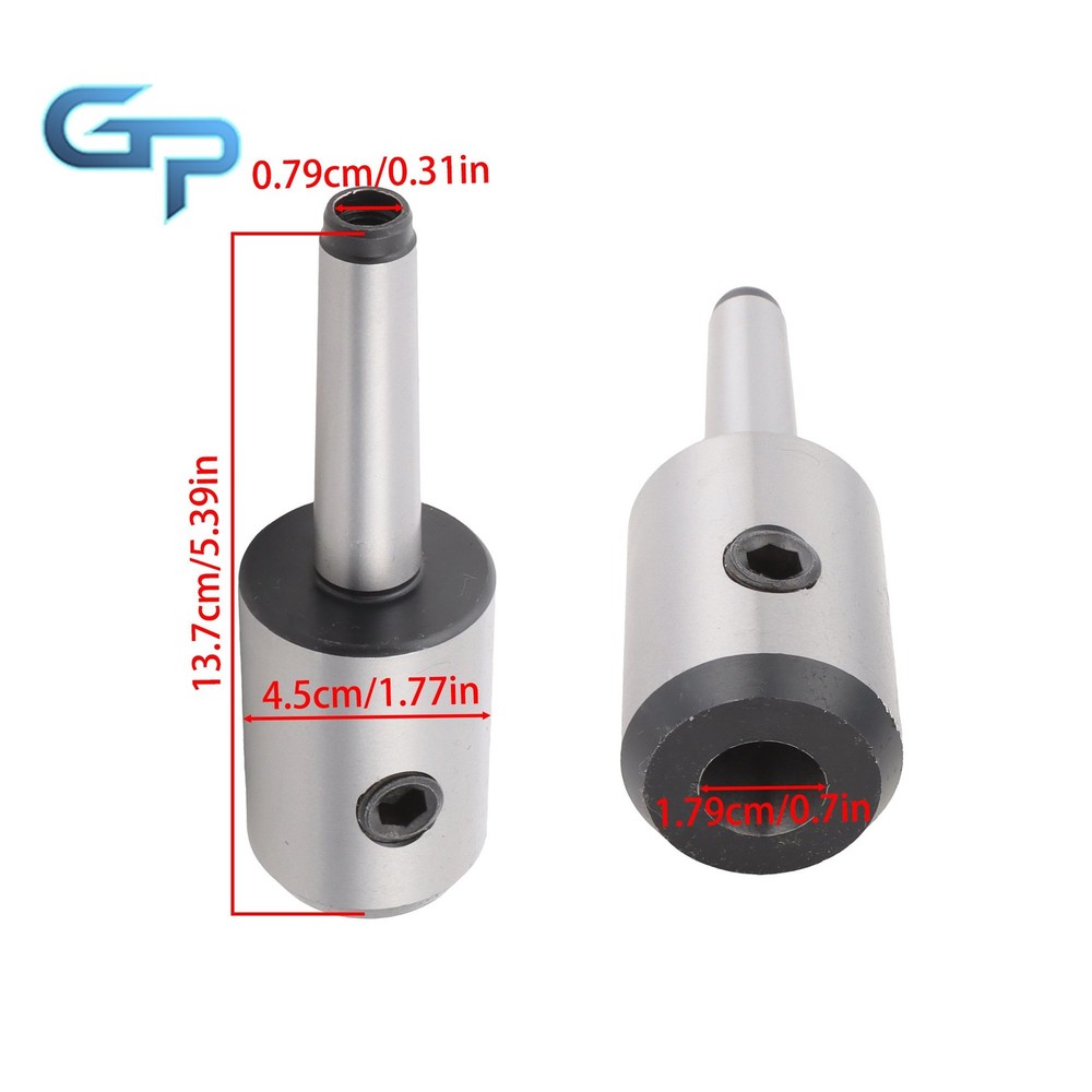 MT2 3/4 End Mill Holder Adapter 3/8-16 Drawbar Thread 2MT Tool