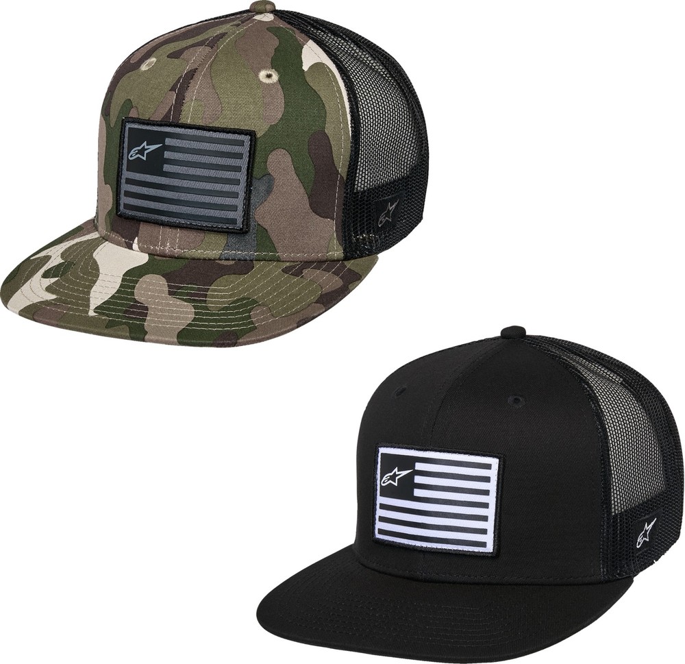 Alpinestars Flag Snapback Flatbill Trucker Hat