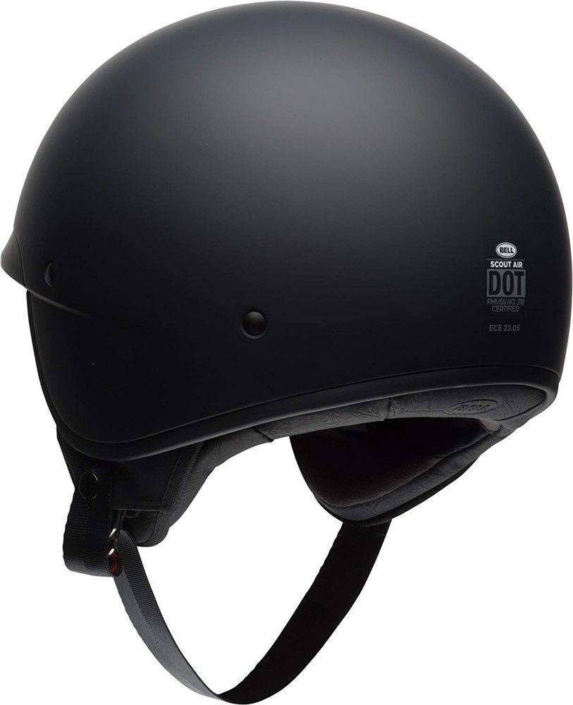 Bell Scout Air Open-Face Motorcycle Helmet (Solid Matte Black)
