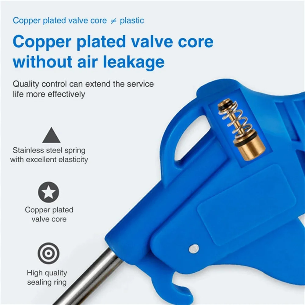 Air Blow Gun Pistol Trigger Cleaner Compressor Duster Dust Blower Tool