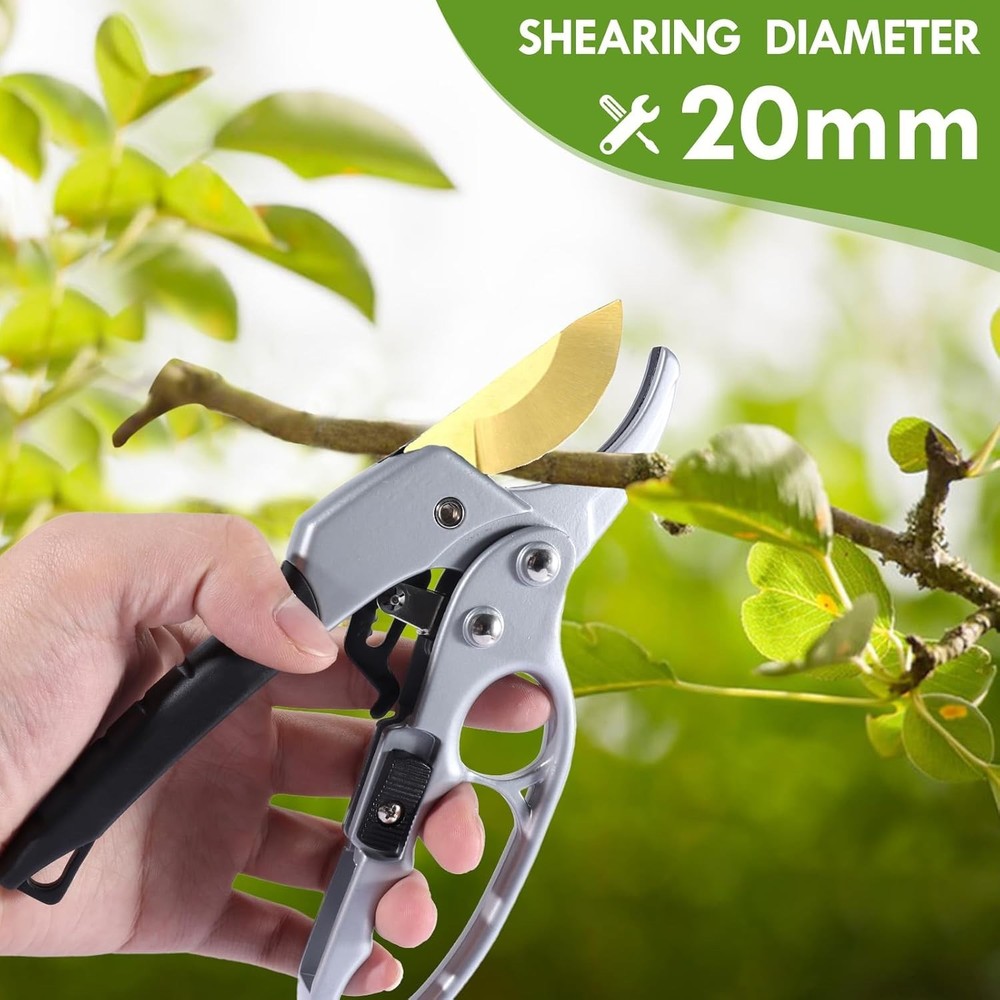 Ultra Sharp Titanium Steel Pruning Shears - Effortless Cutting for Weak Hands