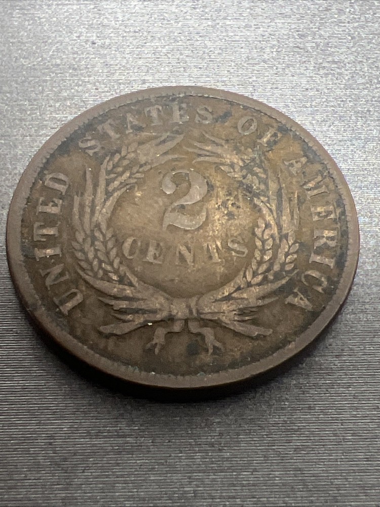 1866 TWO CENT PIECE #1035