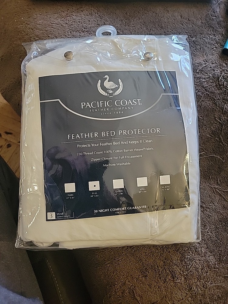 Pacific Coast Featherbed Protector NWT