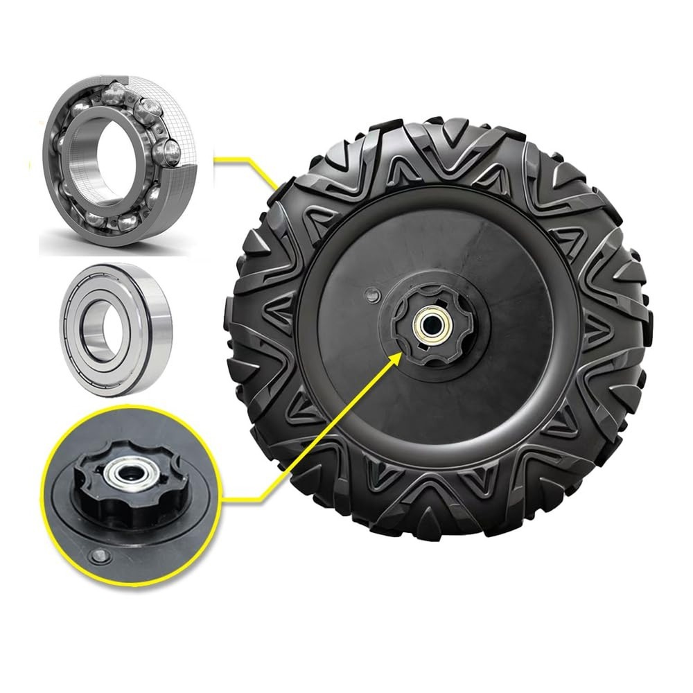 2Pack 33CM/13'' EVA Solid Compound Tire for Power Wheels Ride on Car ﻿All