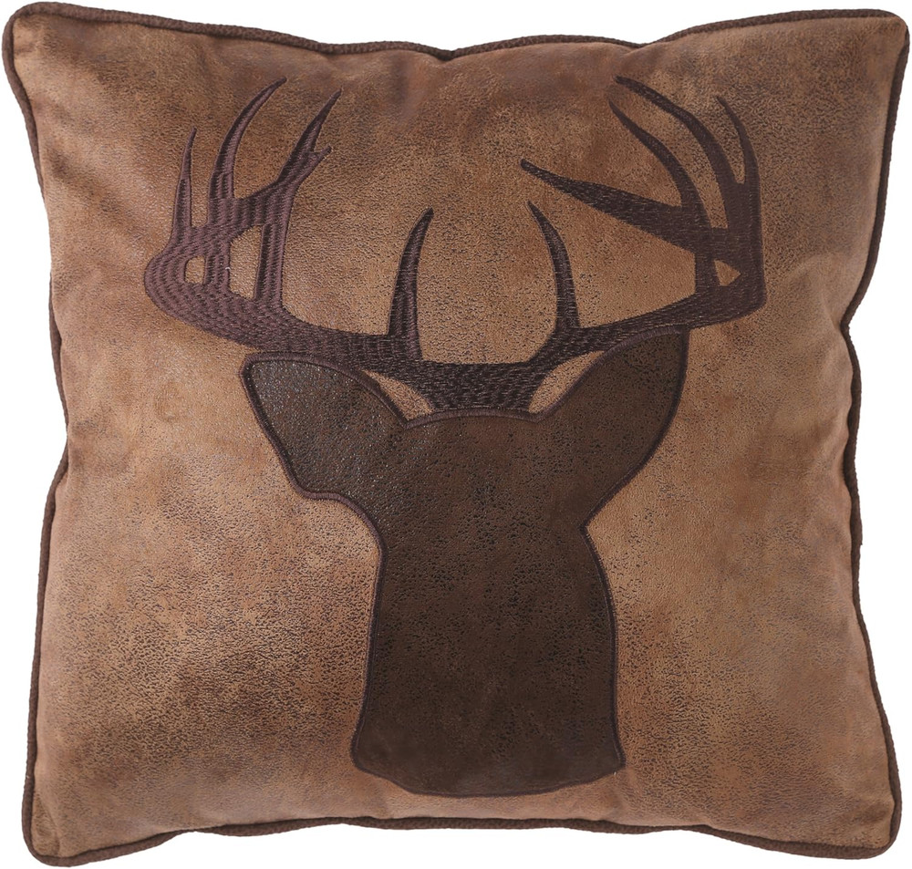 Applique Buck Pillow