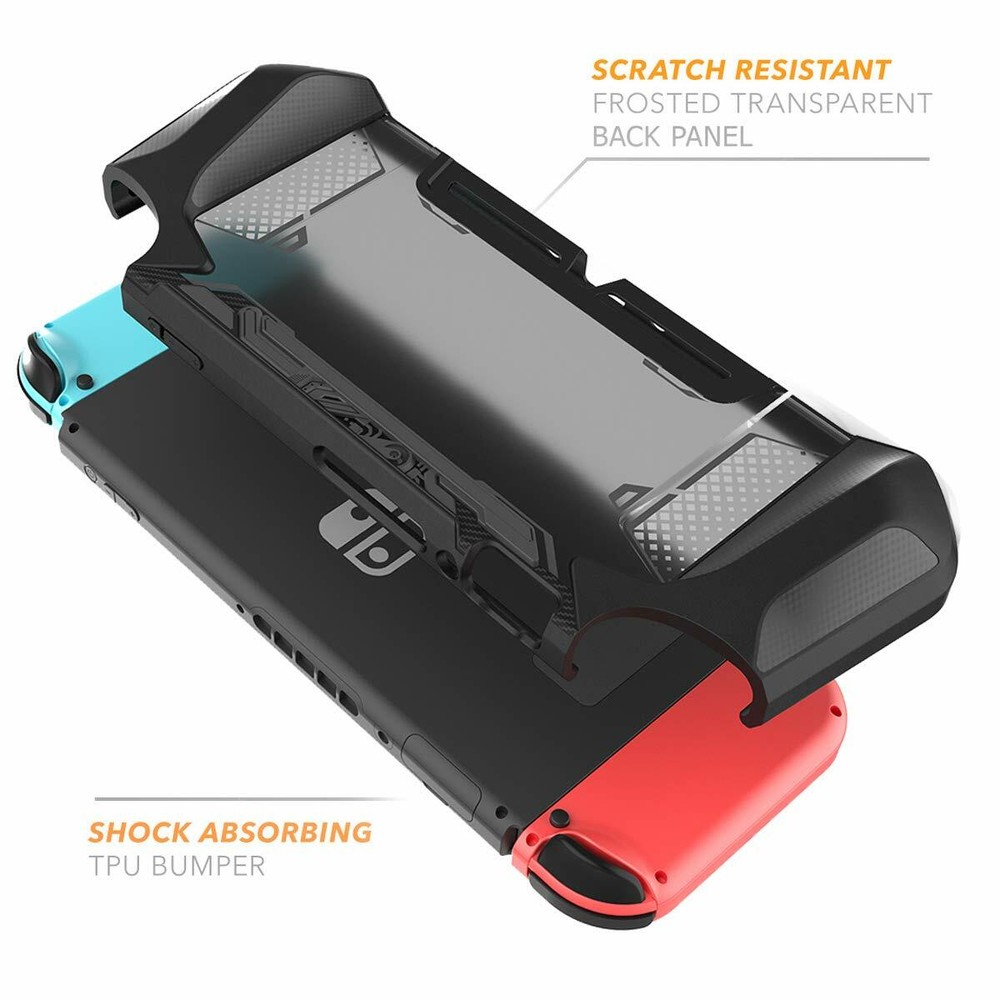 For Nintendo Switch Console Grip Case Cover, Mumba Protective Shockproof Shell