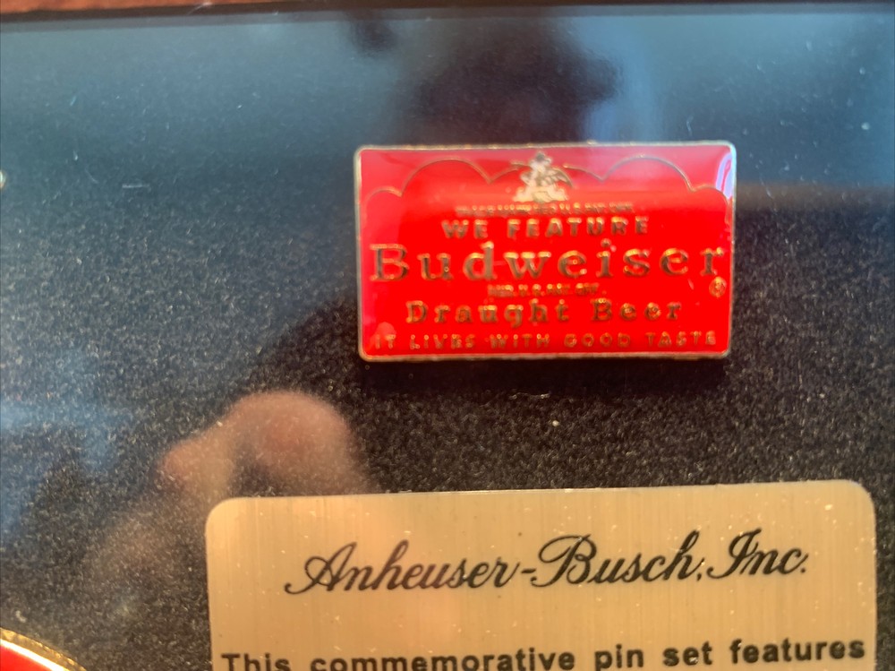 Anheuser Bush Commemorative Pin Set