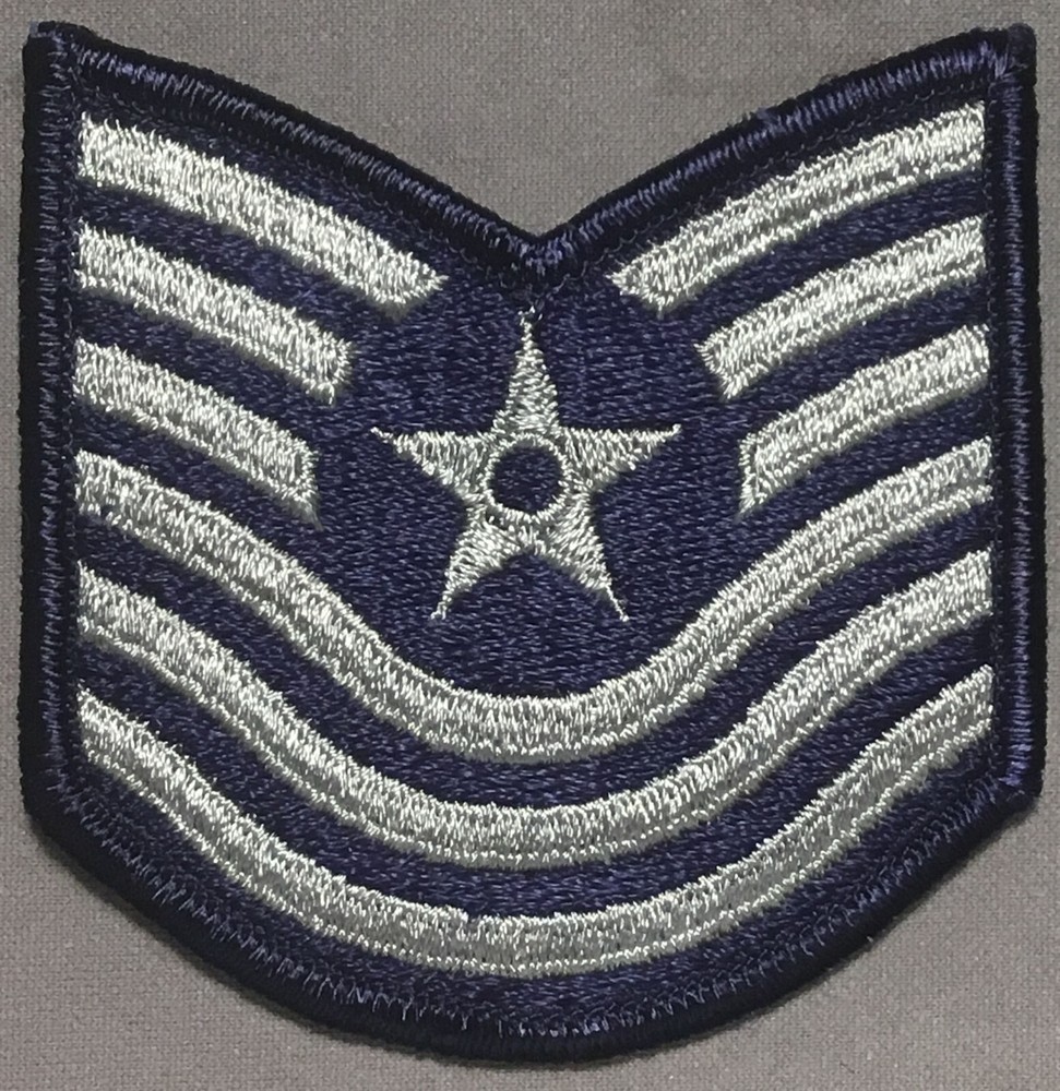 USAF air Force Master Sergeant Chevron patch