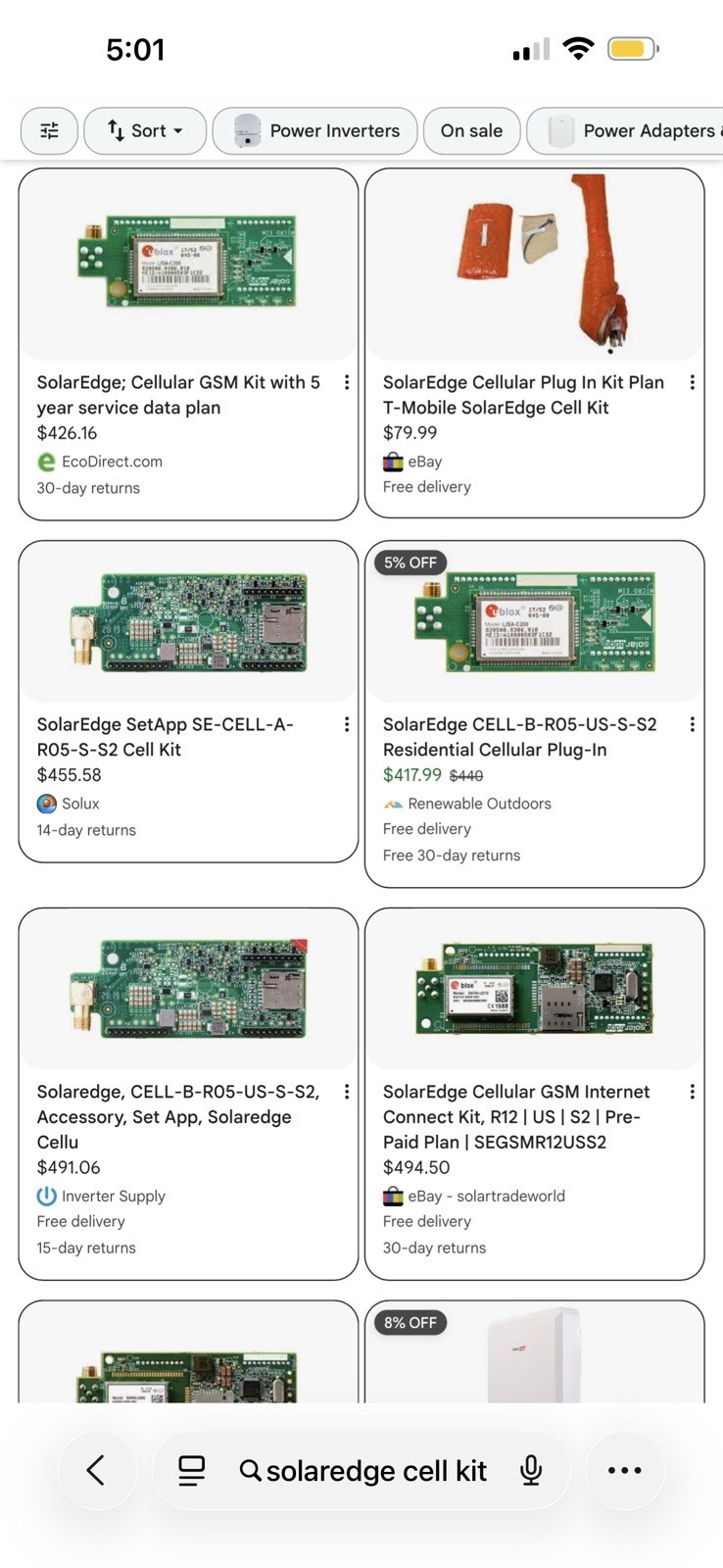 SolarEdge 5 Year Cellular Plug-In Kit