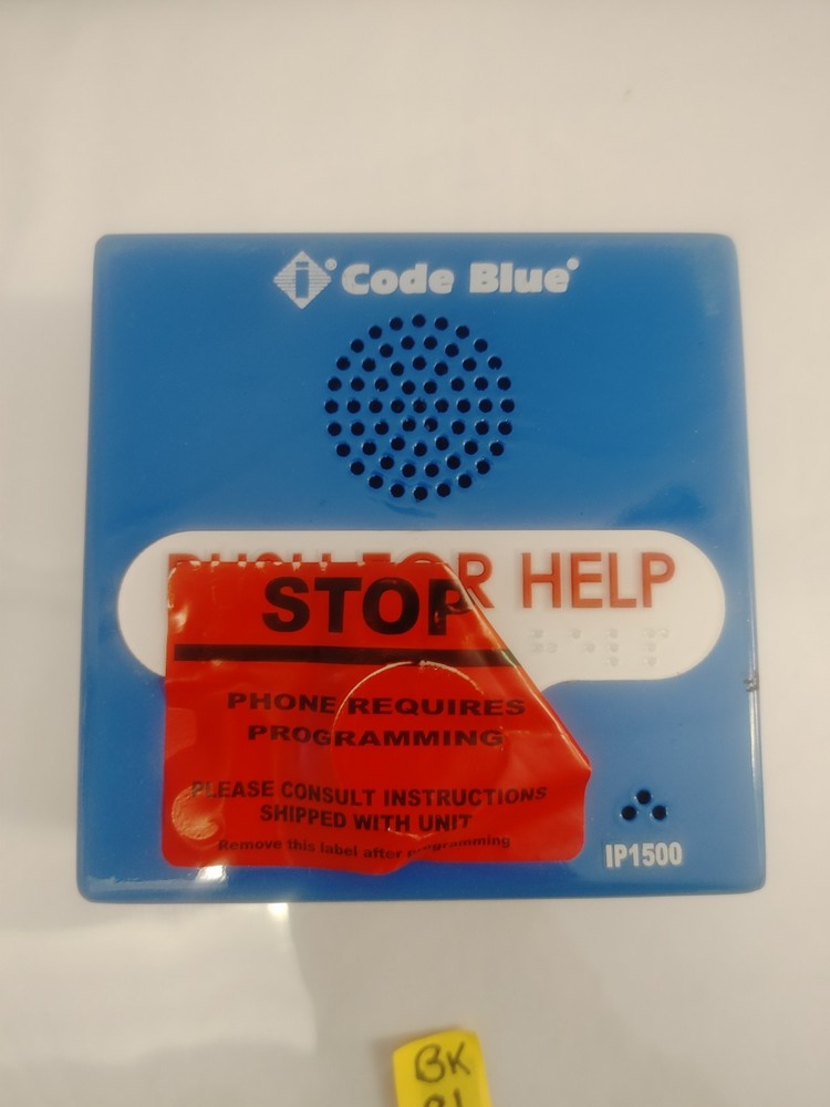 Code Blue IP 1500 PUSH FOR HELP