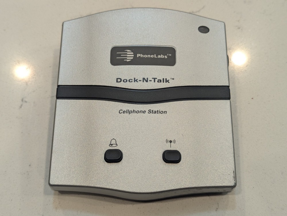 PhoneLabs Dock-N-Talk Cellphone Docking Base Station A100 No Cords