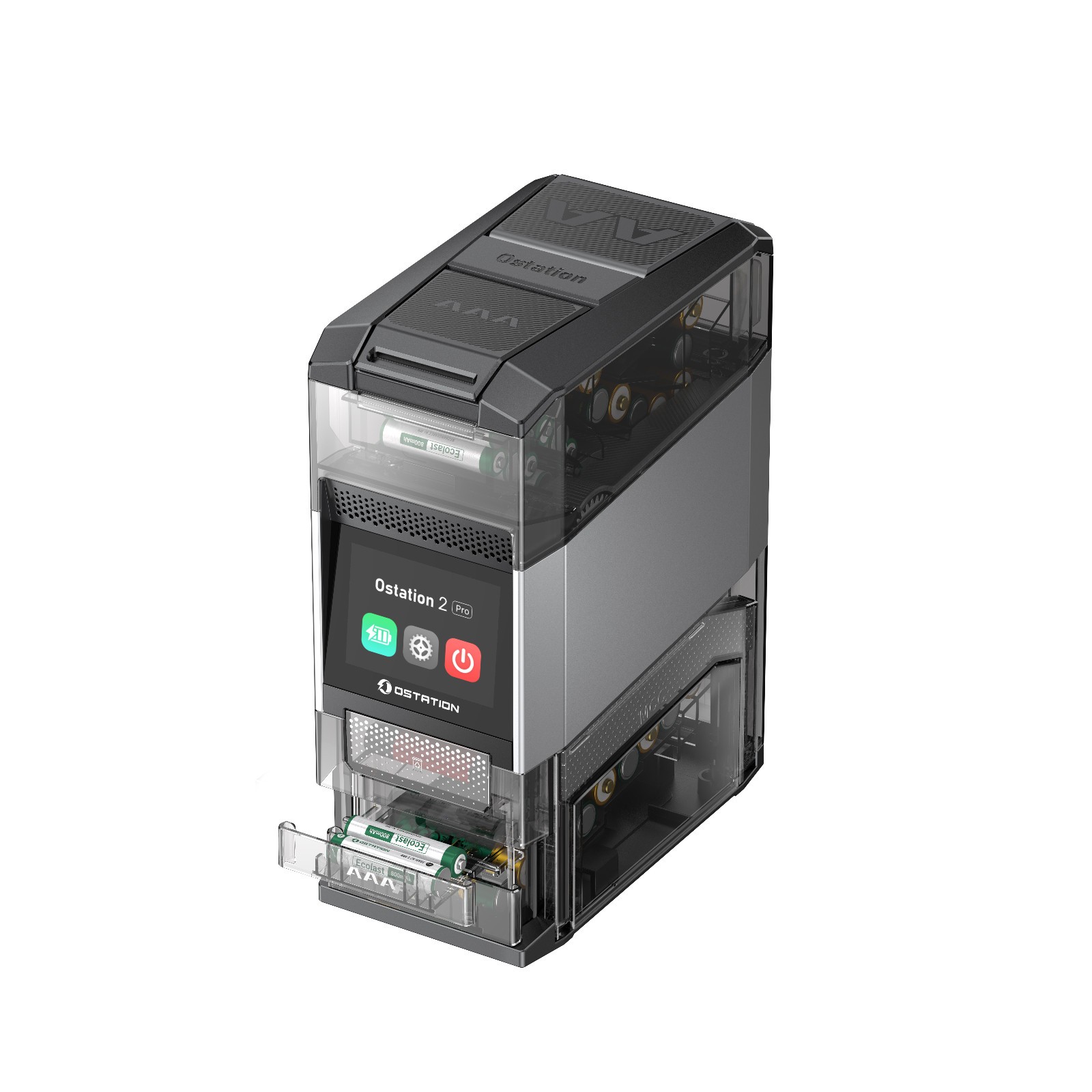 Olight Ostation 2 Pro 3-in-1 Smart Battery Hub for AA & AAA w/Touch Screen